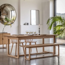 Gallery Direct Craft Natural Extending Dining Table