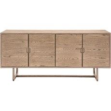 Gallery Direct Craft 4 Door Smoked Sideboard