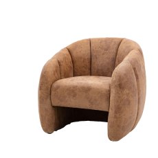 Atella Antique Tan Leather Chair