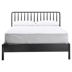 Wycombe King Size Black Spindle Bed