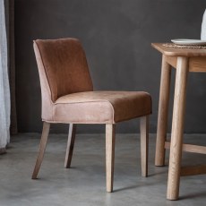 Gallery Direct Tarnby Brown Leather Chair