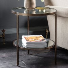 Gallery Direct Hudson Bronze Side Table