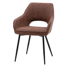 Gallery Direct Ivorra Brown Dining Chair Gallery Direct Ivorra Brown Dining Chair