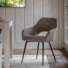 Gallery Direct Ivorra Grey Dining Chair