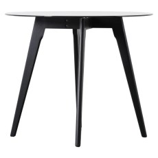 Gallery Direct Blair Black Round Dining Table