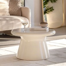 Gallery Direct Pavia Coffee Table, Cream