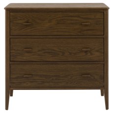Gallery Direct Camden Walnut 3 Drawer Chest Gallery Direct Camden Walnut 3 Drawer Chest