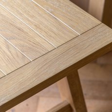 Gallery Direct Eton Trestle Dining Bench Natural