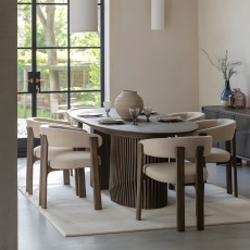 Gallery Direct Onda Oval Extending Dining Table Gallery Direct Onda Oval Extending Dining Table