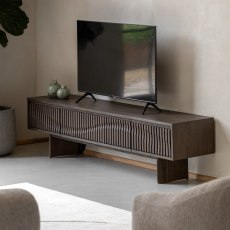 Gallery Direct Onda Oak Media Unit