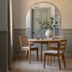 Gallery Direct Malvern Round Extending Dining Table Gallery Direct Malvern Round Extending Dining Table