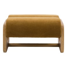 Gallery Direct Marco Footstool - Golden Gallery Direct Marco Footstool - Golden