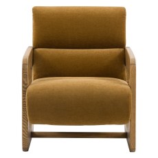 Gallery Direct Marco Armchair- Golden Gallery Direct Marco Armchair- Golden