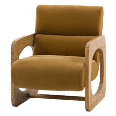Gallery Direct Marco Armchair- Golden Gallery Direct Marco Armchair- Golden