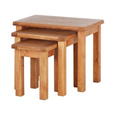 Fairfax Oak Nest of 3 Tables