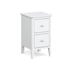 Ashford Bedroom Narrrow Two Drawer Bedside Ashford Bedroom Narrrow Two Drawer Bedside