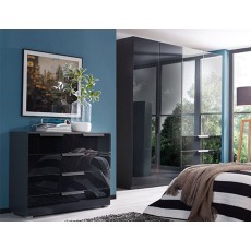 Rauch Miramar 4 Drawer Glass Front Chest