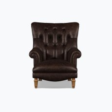 Tetrad Harris Tweed Regent Leather Chair Tetrad Harris Tweed Regent Leather Chair
