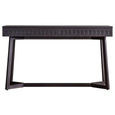 Gallery Direct Boho 2 Drawer Desk, Black