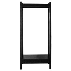 Gallery Direct Boho Open Wardrobe, Black Gallery Direct Boho Open Wardrobe, Black
