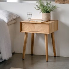 Gallery Direct Milano Side Table with Drawer