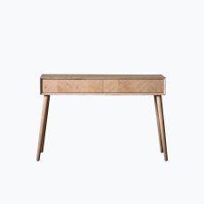Gallery Direct Milan Oak 2 Drawer Console Table Gallery Direct Milan Oak 2 Drawer Console Table