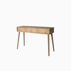 Gallery Direct Milan Oak 2 Drawer Console Table Gallery Direct Milan Oak 2 Drawer Console Table