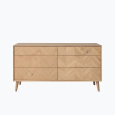 Gallery Direct Milano 6 Drawer Chest Gallery Direct Milano 6 Drawer Chest