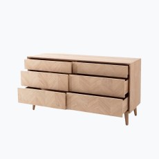 Gallery Direct Milano 6 Drawer Chest Gallery Direct Milano 6 Drawer Chest