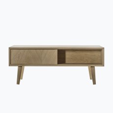 Milano Oak 2 Drawer Coffee Table
