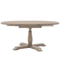 Gallery Direct Rustique Round Extending Dining Table