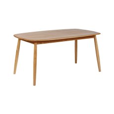 Malin Dining Mid Century Modern Oak Dining Table 160cm Malin Dining Mid Century Modern Oak Dining Table 160cm