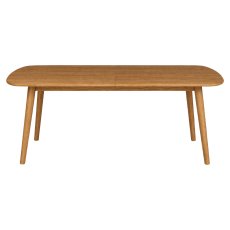 Malin Mid Century Modern Extending Oak Dining Table 160-200cm