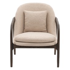 Alegra Mid-Century Modern Armchair - Taupe