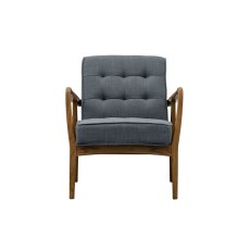 Gallery Direct Humber Mid-Century Modern Armchair - Dark Grey Linen Gallery Direct Humber Mid-Century Modern Armchair - Dark Grey Linen
