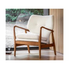 Jensen Mid-Century Modern Armchair - Cream