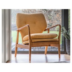 Jensen Mid-Century Modern Armchair - Ochre