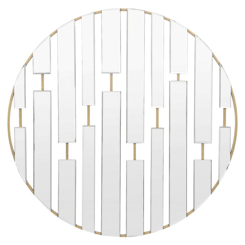 Chertsey Round Mirror Champagne Chertsey Round Mirror Champagne