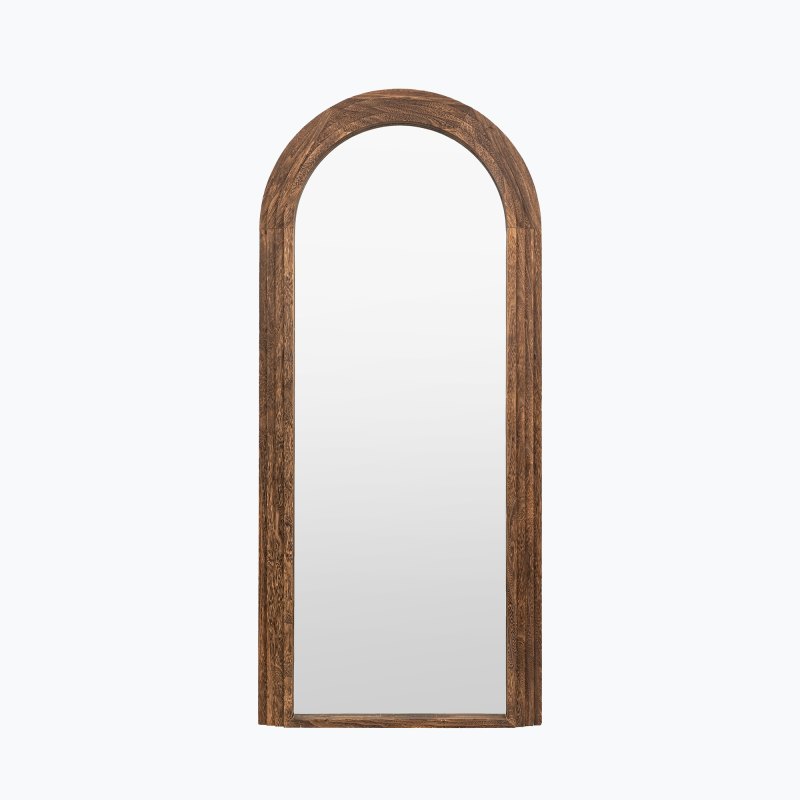 Hoxton Dark Wood Arched Mirror Hoxton Dark Wood Arched Mirror