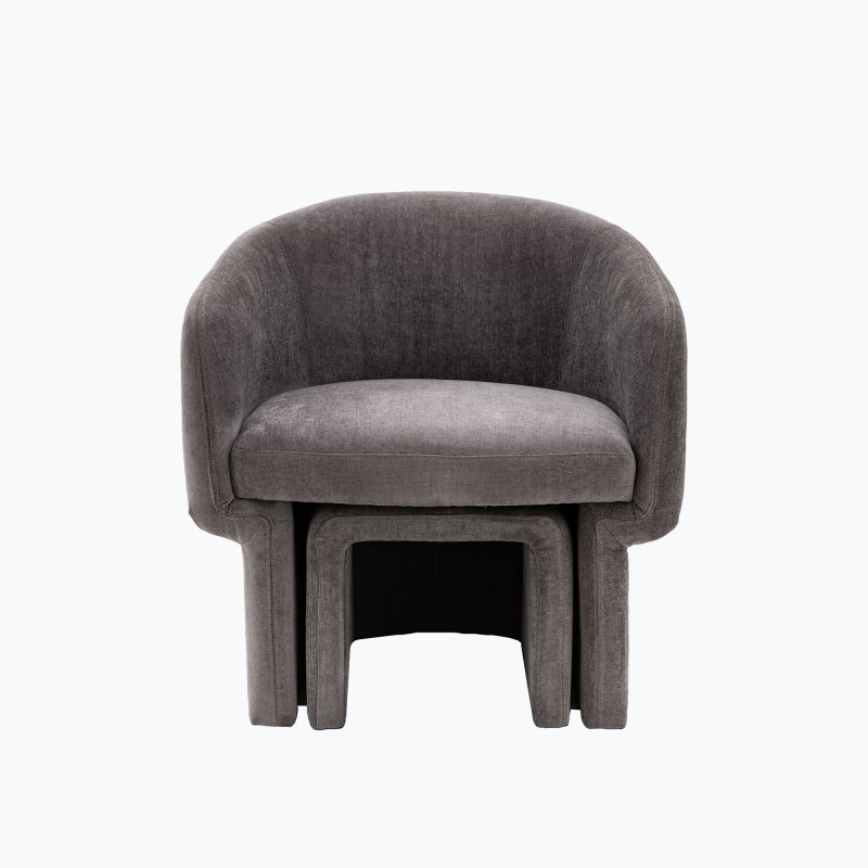 Asko Armchair | Anthracite Asko Armchair | Anthracite