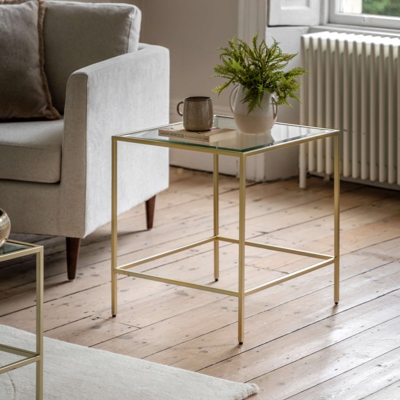 Gallery Direct Rothbury Champagne Side Table Gallery Direct Rothbury Champagne Side Table