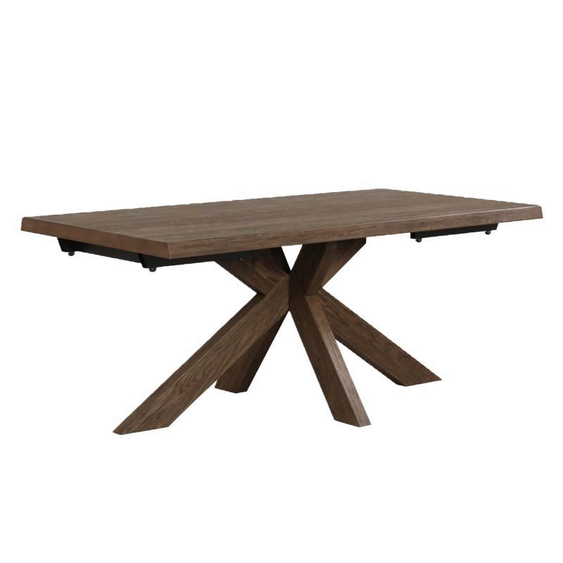 Fucino 180cm Extending Dining Table with Wooden Star Base Fucino 180cm Extending Dining Table with Wooden Star Base