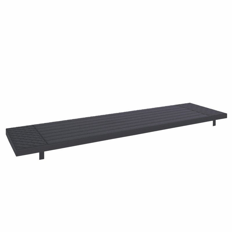 Fucino 140cm Bench Seat Pad in Grey Fucino 140cm Bench Seat Pad in Grey