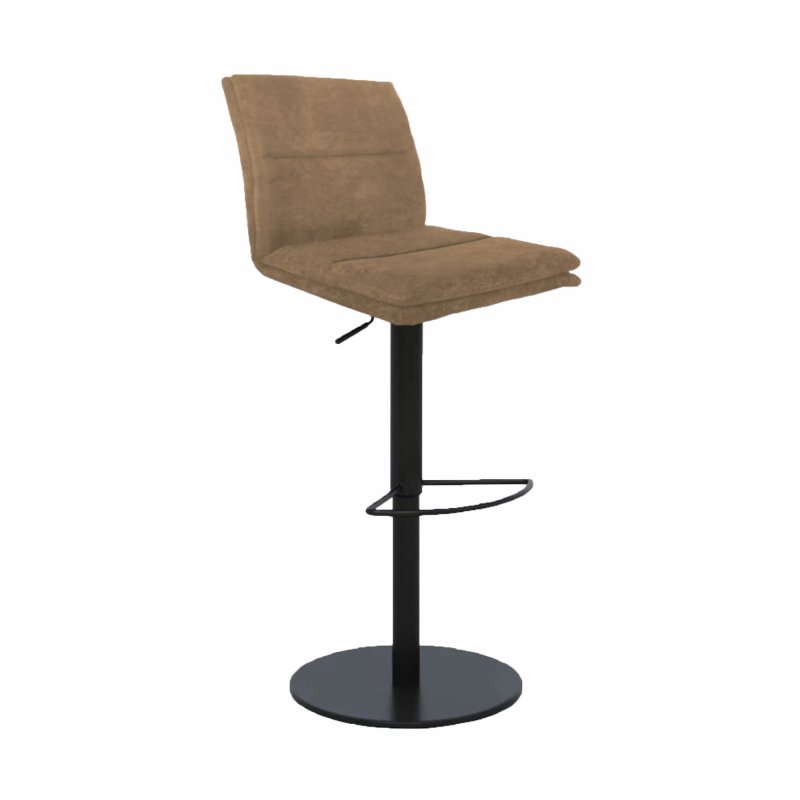 Fucino Swivel Bar Stool in Taupe Fucino Swivel Bar Stool in Taupe