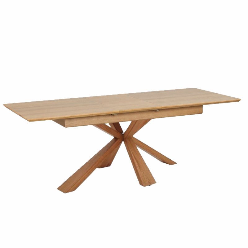Versa 160cm Extending Dining Table with Wooden Base Versa 160cm Extending Dining Table with Wooden Base