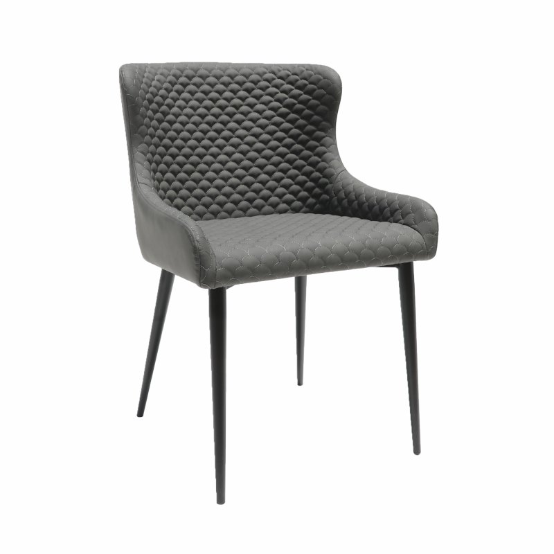 Versa Dining Chair in Slate Grey PU Versa Dining Chair in Slate Grey PU