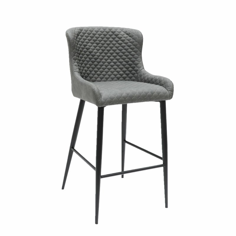 Versa Bar Stool in Slate Grey PU Versa Bar Stool in Slate Grey PU
