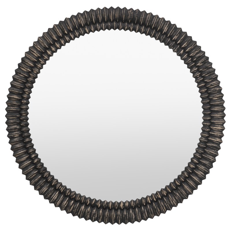 Pimlico Round Mirror in Black Pimlico Round Mirror in Black