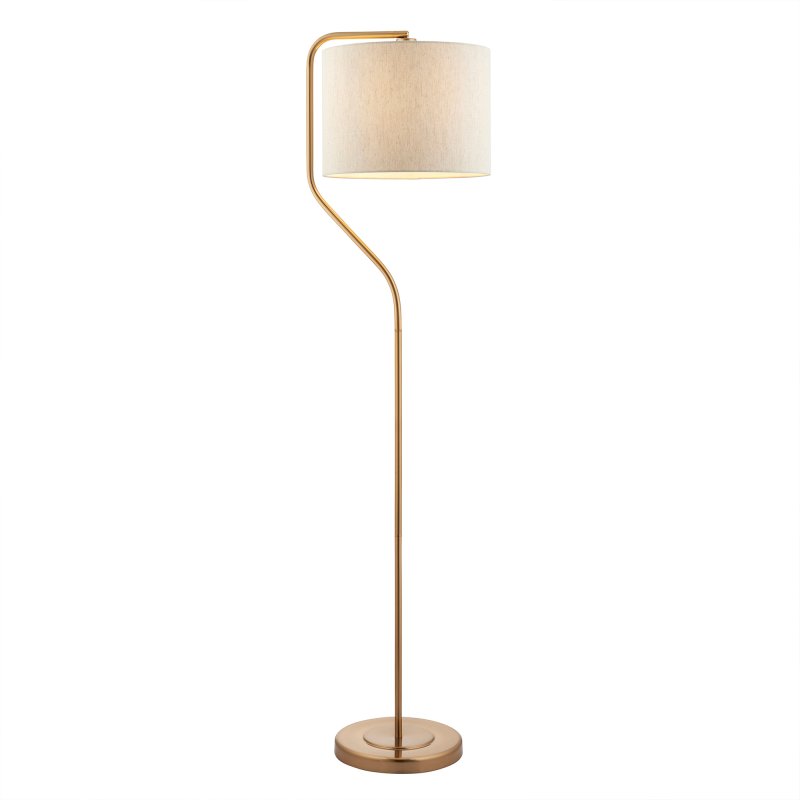 Clement Floor Lamp Brushed Aged Brass Clement Floor Lamp Brushed Aged Brass