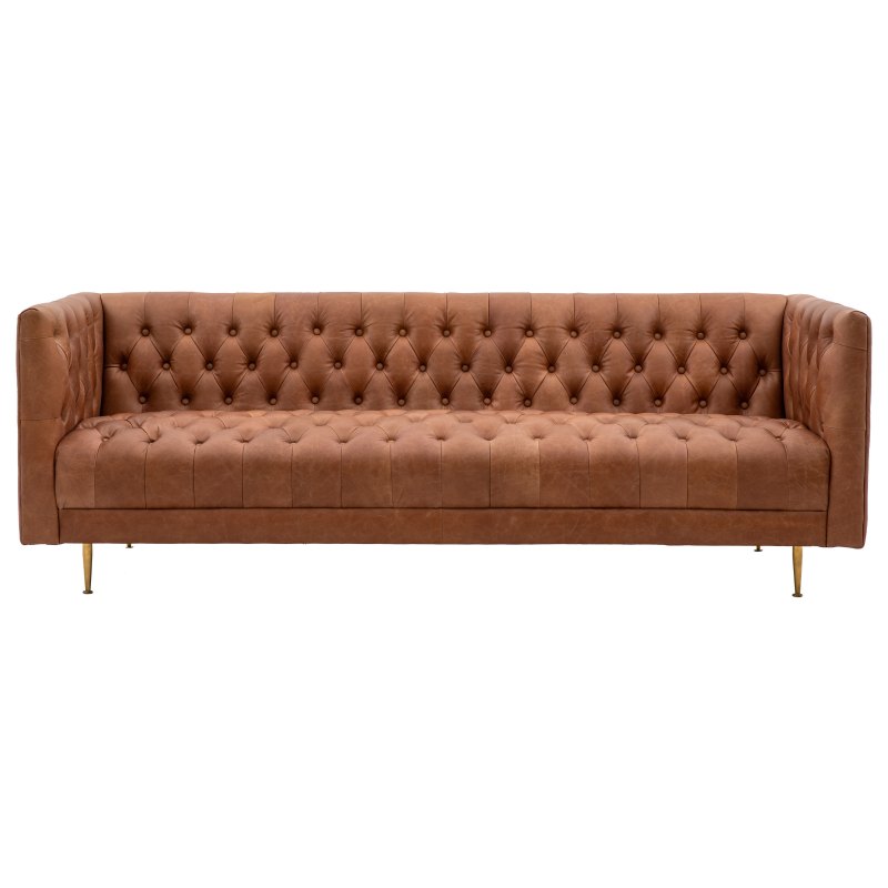Dalton 3 Seater Sofa Antique Brown Leather Dalton 3 Seater Sofa Antique Brown Leather